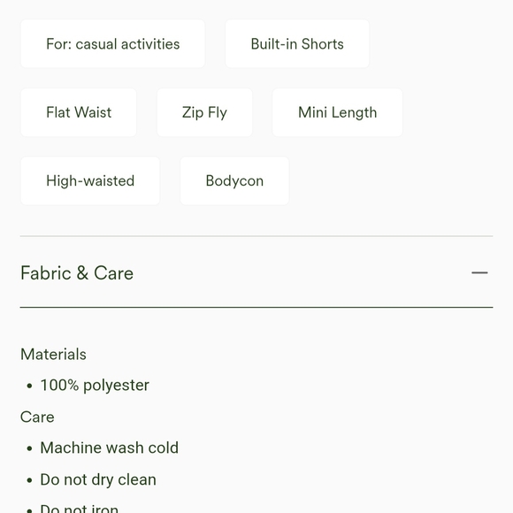 NWT HALARA High Waisted Invisible Zipper 2-in-1 A Line Mini Corduroy(Size:XL/16) - Picture 10 of 10